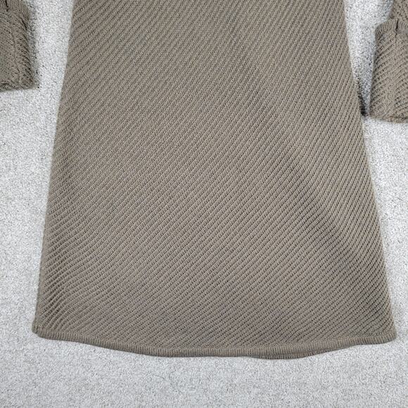 Design History Sweater Dress Womens L Brown Rib Angle Knit Pull On Midi Casual - Picture 13 of 13